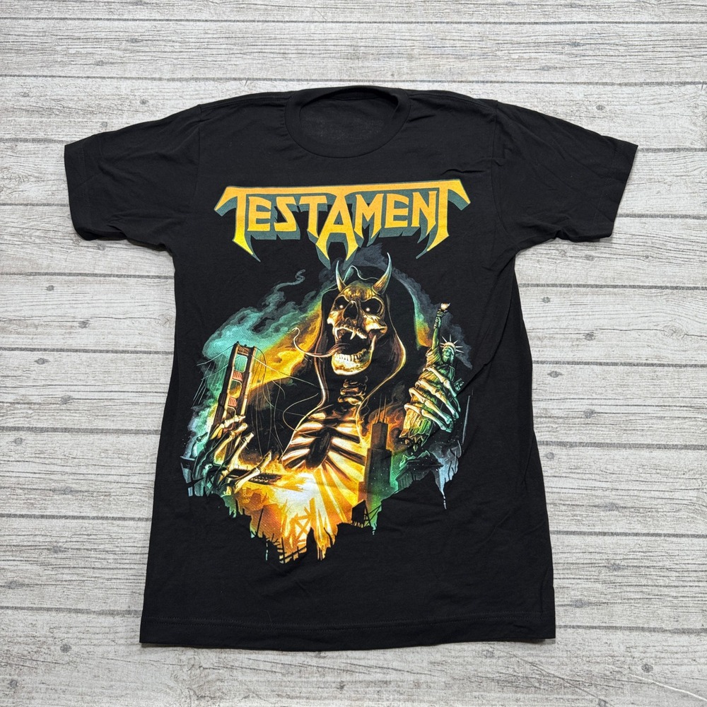 Testament T-Shirt Men's Small Black Thrash Of The Titans 2020 North America Tour